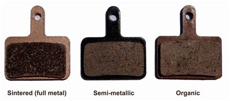 semi metallic vs organic brake pads