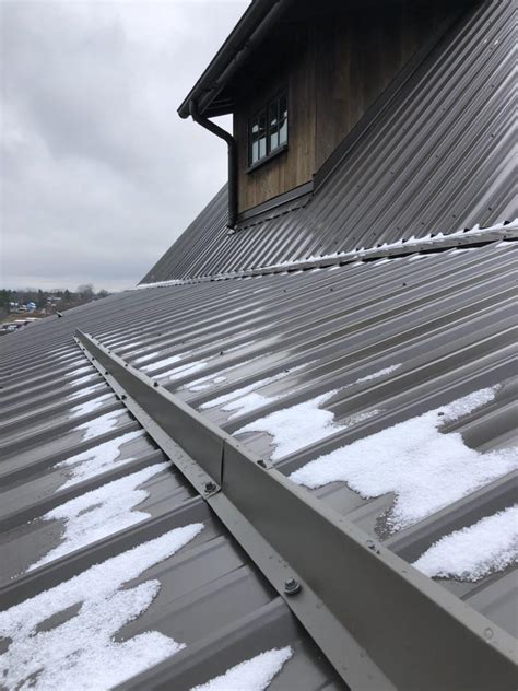 snow brakes for metal roof